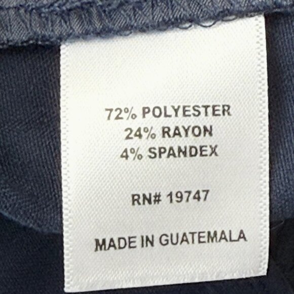 Liz Claiborne Women's Margot Wide Leg Pleated Stretch Blue Trousers Size 20W NWT - Picture 8 of 12